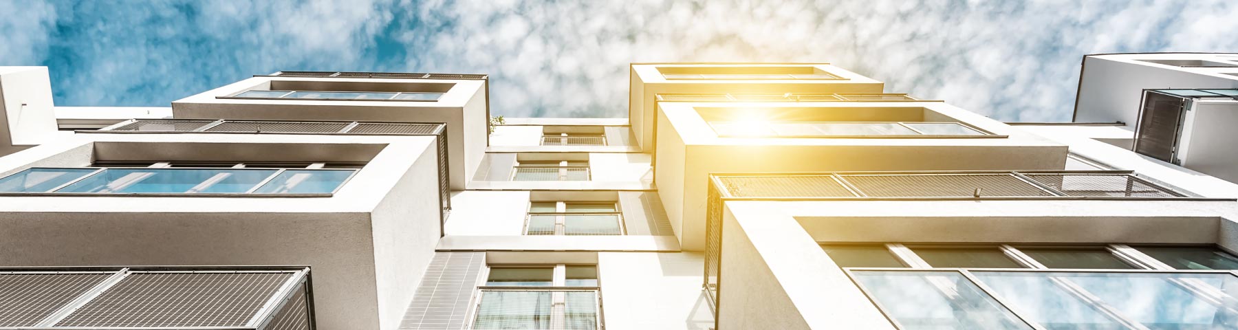 Exterior of an Apartment Building