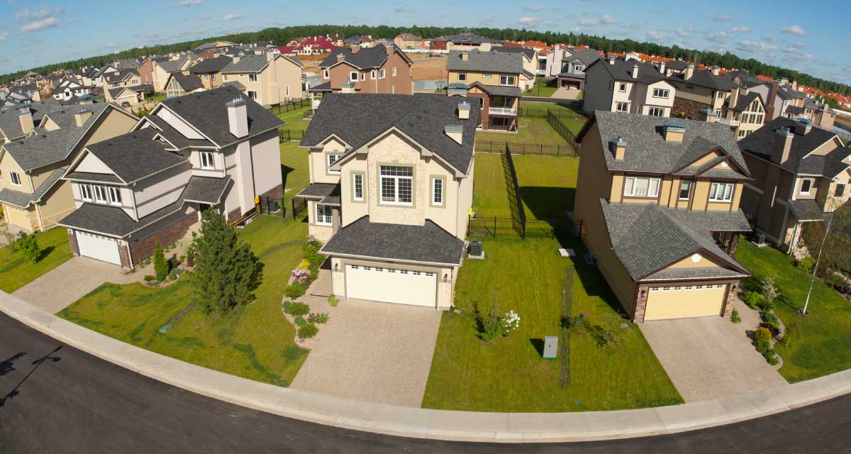 A residential neighborhood